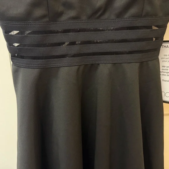 City Studio Black Backless Dress - Picture 4 of 5